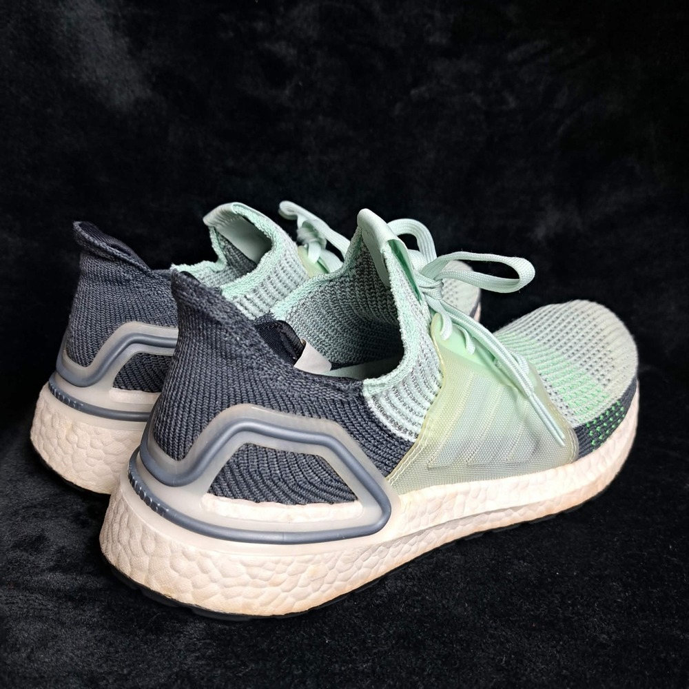 Womens Adidas Ultraboost 19 Ice Mint Green White Grey Shoes F35285 Size 9.5 - Picture 2 of 11